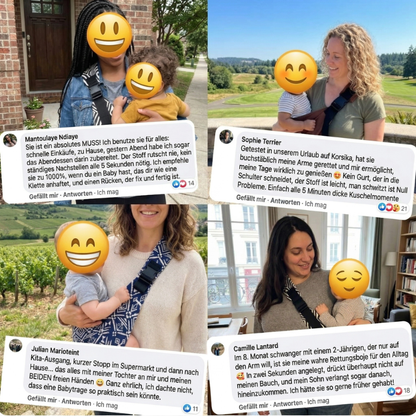 KiddoPillo - Das Tragetuch für Eltern